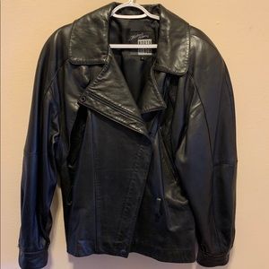 Vintage North Beach Leather Michael Hoban Moto Jacket